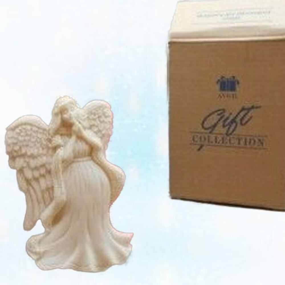 Vintage Avon Christmas Ornament 1997 Season's Joy Ornament Angel Ivory